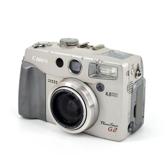 【中古】Canon製　PowerShot G2　400万画素　本体・液晶画面いたみ　本体のみ
