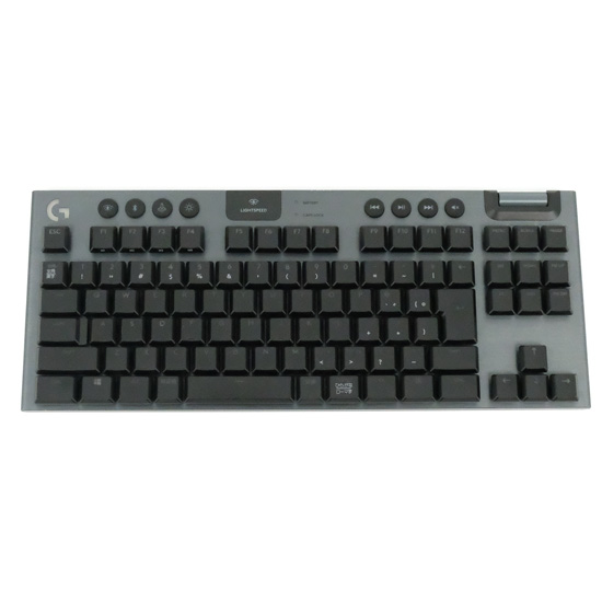 【中古】ロジクール　G913 TKL LIGHTSPEED Wireless RGB Mechanical Gaming Keyboard-Clicky G913-TKL-CKBK　ブラック