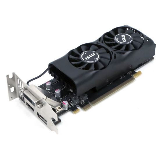【中古】MSI製グラボ　GTX 1050 Ti 4GT LP　PCIExp 4GB 元箱あり