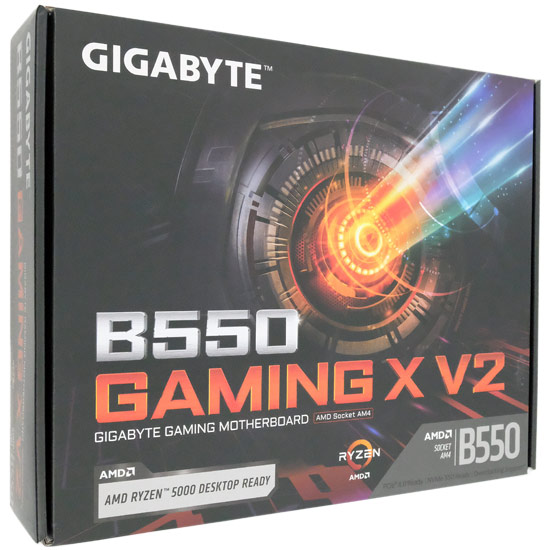 【中古】GIGABYTE　ATXマザーボード　B550 GAMING X V2 Rev.1.3　SocketAM4　未使用