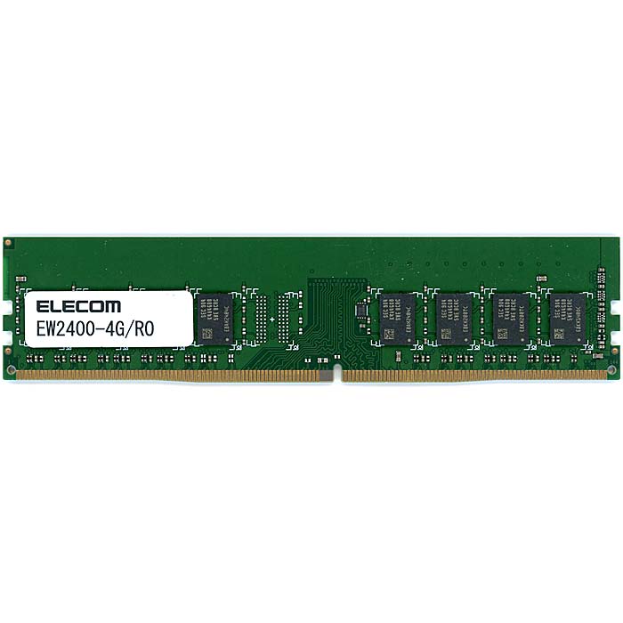 【中古】ELECOM　デスクトップ用 EW2400-4G/RO　DDR4 PC4-19200 4GB