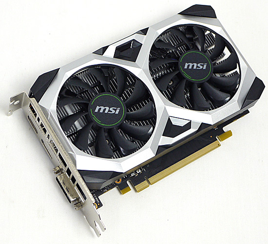 【中古】MSI グラボ　GeForce GTX 1650 VENTUS XS 4G　PCIExp 4GB