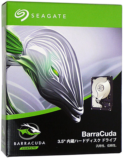 【中古】SEAGATE HDD　ST8000DM004　8TB SATA600　4000〜5000時間以内 元箱あり