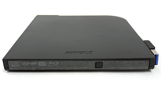 【中古】BUFFALO　外付けブルーレイドライブ　BRXL-PT6U3-BK　本体のみ