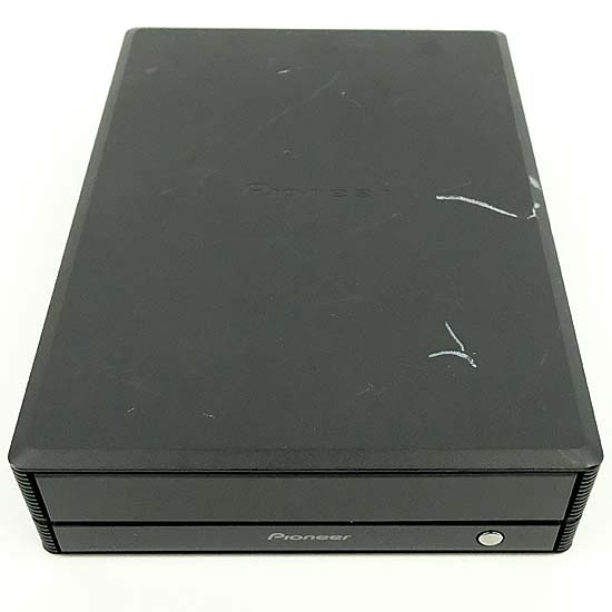 【中古】PIONEER　外付けブルーレイドライブ BDR-X13J-S　ブラック　本体いたみ