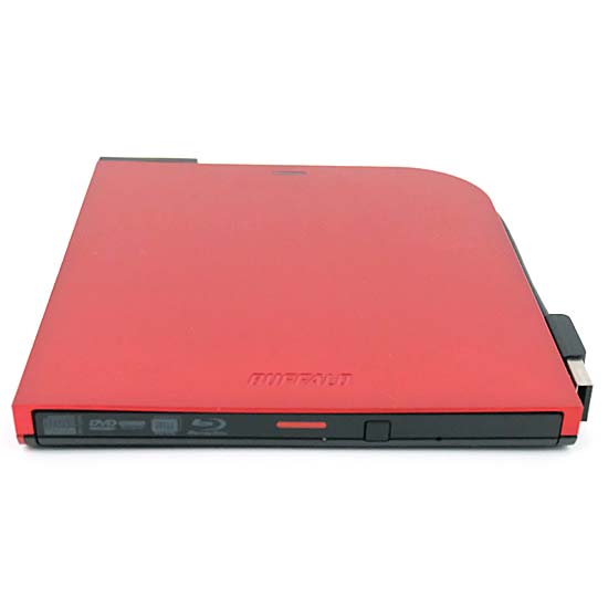 【中古】BUFFALO　外付けブルーレイドライブ　BRXL-PT6U2V-RD　本体のみ