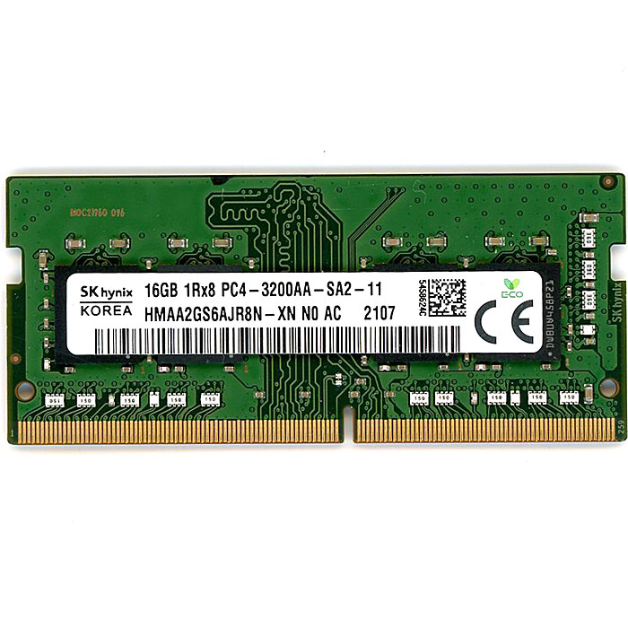 【中古】SK hynix　HMAA2GS6AJR8N XN N0 AC　DDR4 PC4-3200AA 16GB