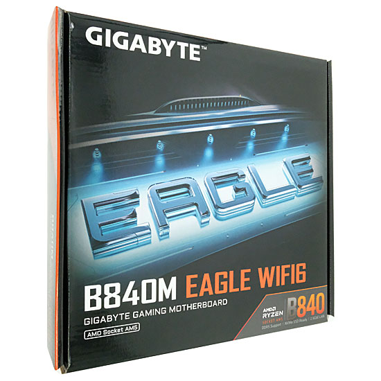 【中古】GIGABYTE　MicroATXマザーボード B840M EAGLE WIFI6　SocketAM5　未使用