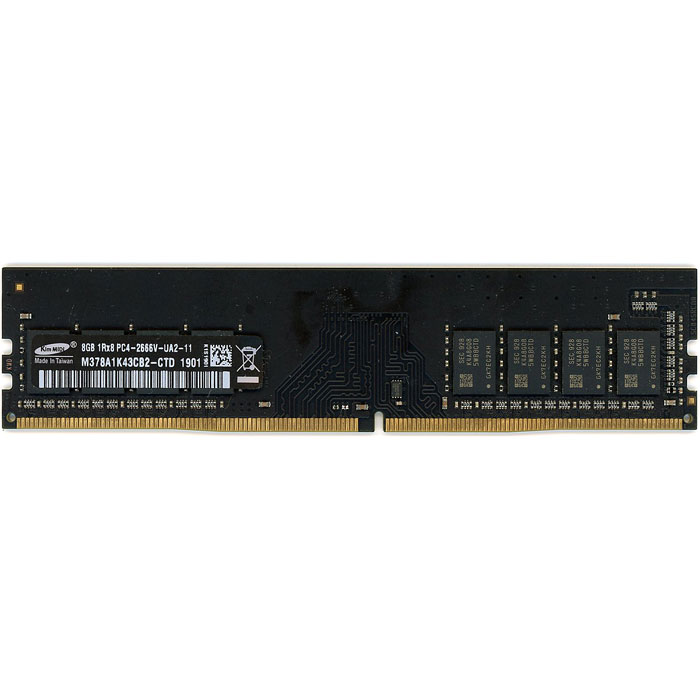 【中古】SAMSUNG　デスクトップ用 M378A1K43CB2-CTD　DDR4 PC4-2666V 8GB