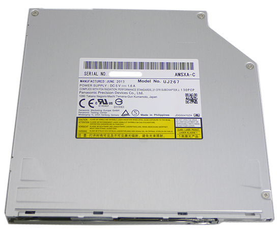 【中古】Panasonic　Blu-rayドライブ　UJ-267　ベゼルなし