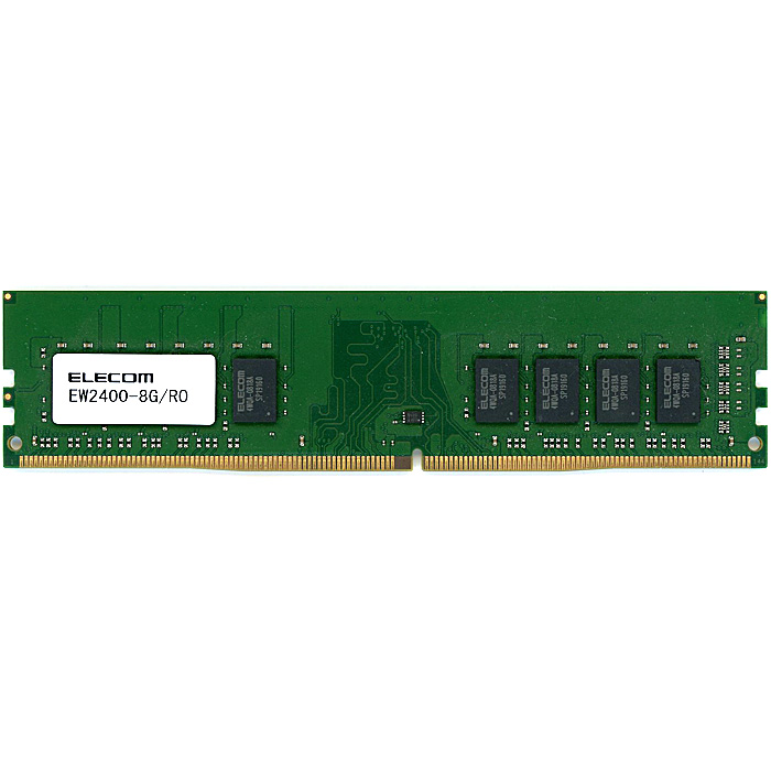 【中古】ELECOM　デスクトップ用 EW2400-8G/RO　DDR4 PC4-19200 8GB