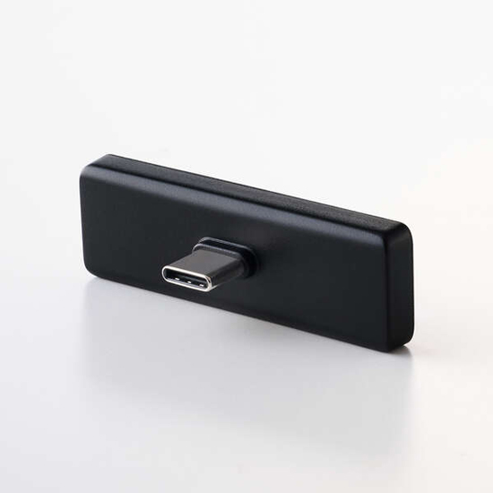 【中古】ELECOM　外付けポータブルSSD　ESD-EPC0500GGY　グレー　500GB　展示品