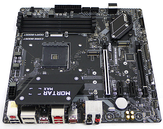 【中古】MSI　MicroATXマザーボード　B450M MORTAR MAX　SocketAM4