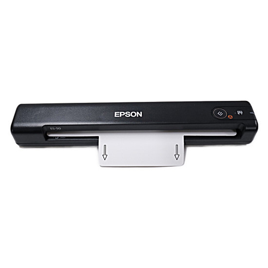 【中古】EPSON　A4モバイルスキャナー　ES-50　ブラック 元箱あり