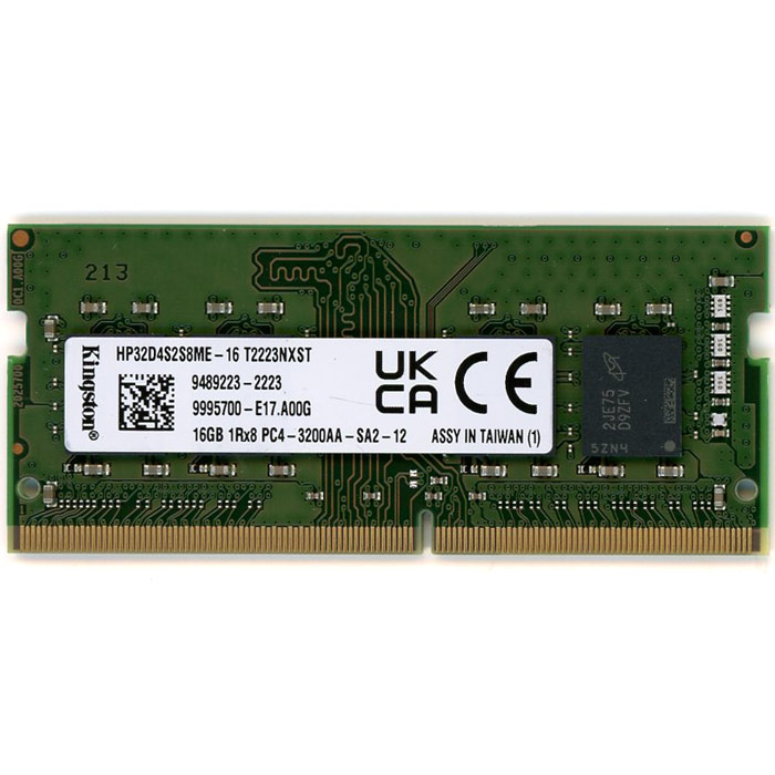 【中古】Kingston　HP32D4S2S8ME-16　SODIMM DDR4 PC4-3200AA 16GB