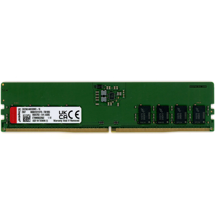 【中古】Kingston　デスクトップ用 CBD56U46BS8MD-16　DDR5 PC5-44800 16GB