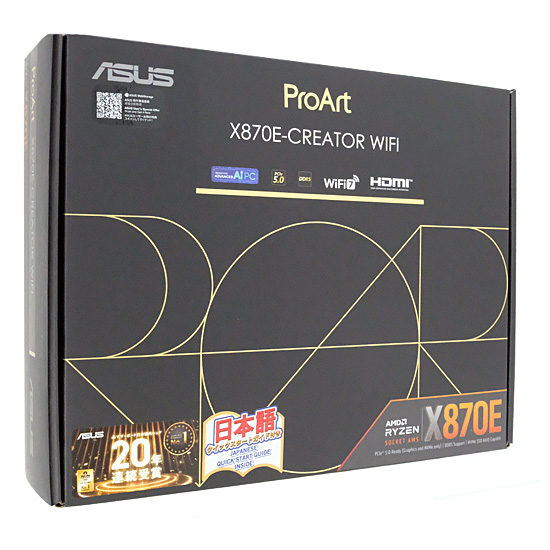 【中古】ASUS　ATXマザーボード　ProArt X870E-CREATOR WIFI　SocketAM5　未使用