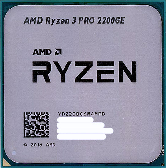 【中古】AMD　Ryzen 3 PRO 2200GE YD220BC6M4MFB　3.2GHz SocketAM4