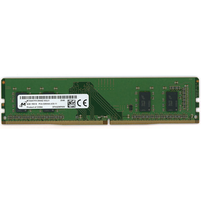 【中古】Micron　デスクトップ用 MTA4ATF51264AZ-3G2J1　DDR4 PC4-3200AA 4GB