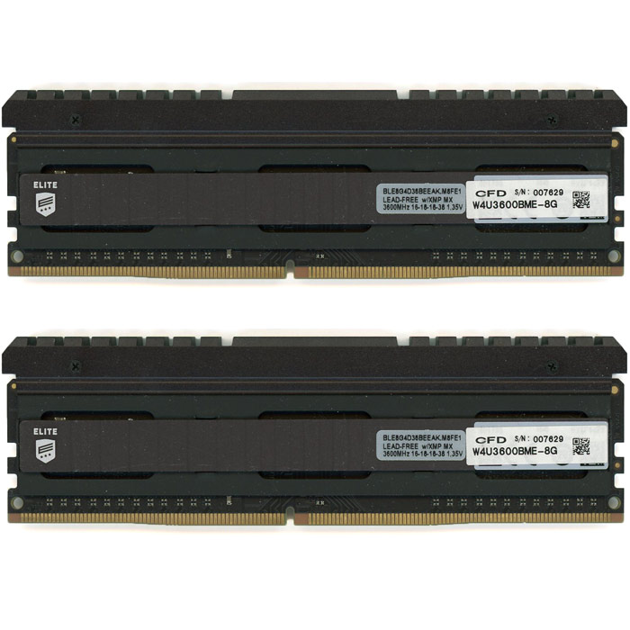 【中古】CFD　デスクトップ用 W4U3600BME-8G　DDR4-3600 8GB 2枚組