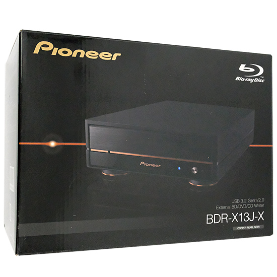 【中古】PIONEER　外付けブルーレイドライブ　BDR-X13J-X　COPPER PEARL NOIR 元箱あり