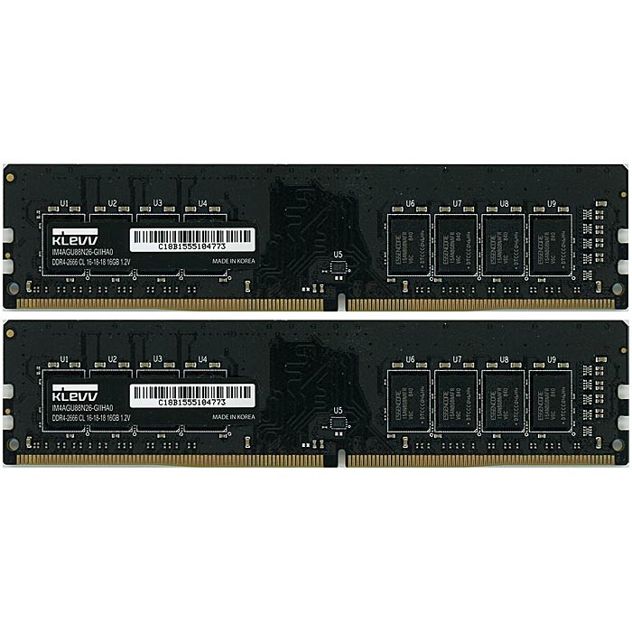 【中古】ESSENCORE　デスクトップ用 IM4AGU88N26-GIIHA0　DDR4-2666 16GB