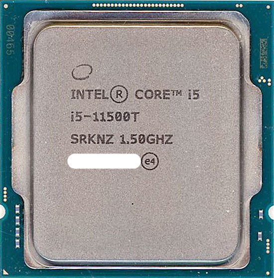 【中古】Core i5 11500T　1.5GHz LGA1200　SRKNZ