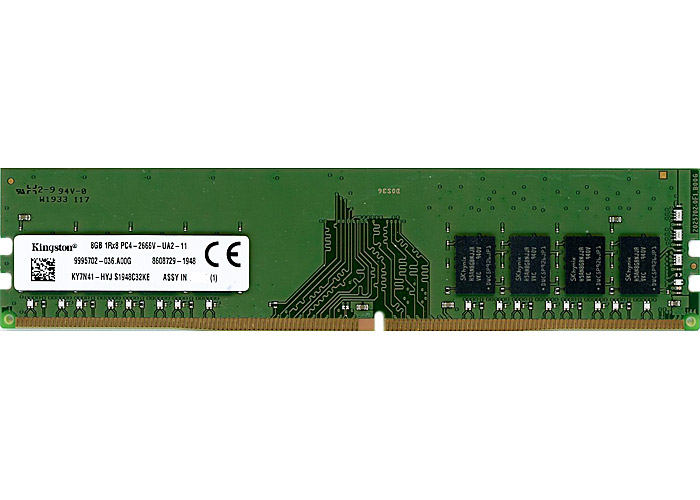 【中古】Kingston　デスクトップ用 KY7N41-HYJ　DDR4 PC4-2666V PC4-21300 8GB