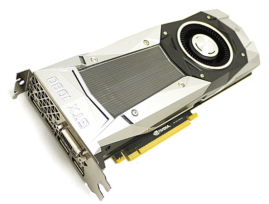 【中古】EVGA　GTX 1080 FOUNDERS EDITION　08G-P4-6180-KR