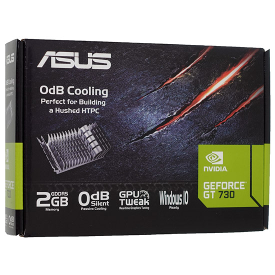 【中古】ASUSグラボ　GT730-SL-2GD5-BRK　PCIExp 2GB 元箱あり