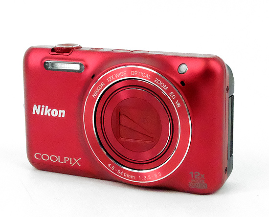 【中古】Nikon　デジカメ COOLPIX S6600　レッド/1602万画素