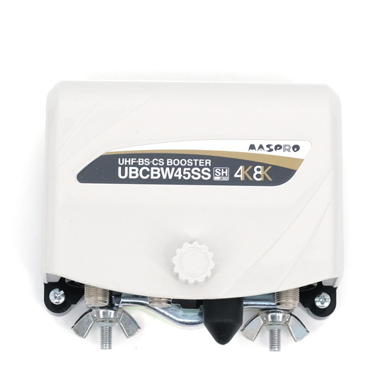 【中古】マスプロ　BS/CS/UHF用ブースター　UBCBW45SS　保証書・取扱説明書なし　未使用