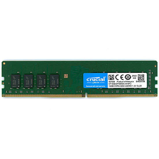 【中古】crucial　デスクトップ用 CT16G4DFD832A　DDR4 PC4-25600 16GB