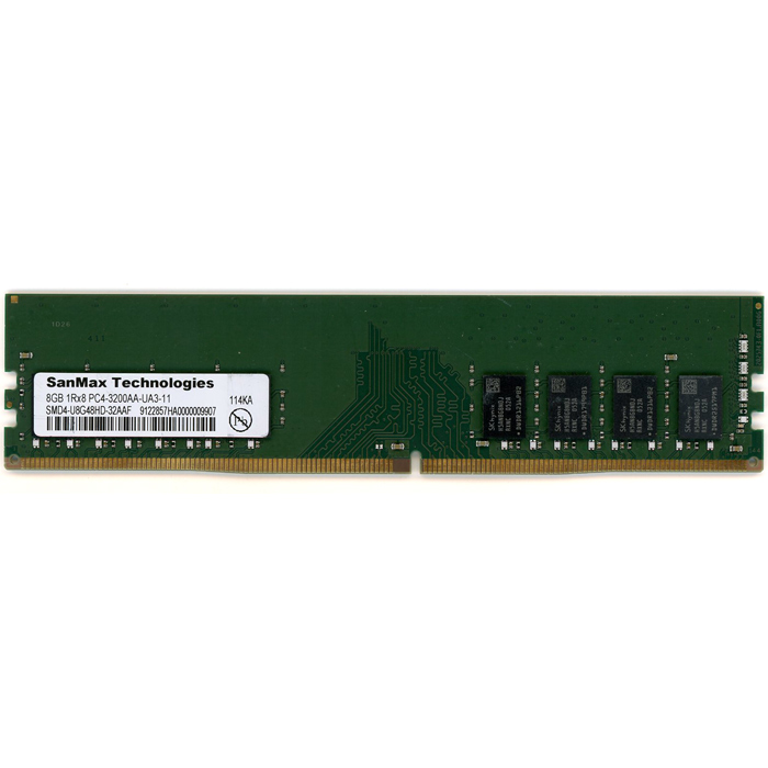 【中古】SanMax　デスクトップ用 SMD4-U8G48HD-32AAF　DDR4 PC4-3200AA PC4-25600 8GB