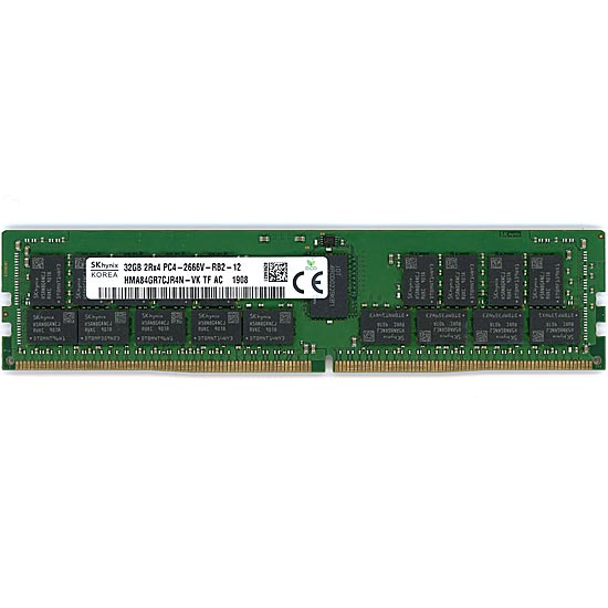 【中古】SK hynix　サーバー用 HMA84GR7CJR4N-VK TF AC　DDR4 PC4-2666V PC4-21300 32GB ECC