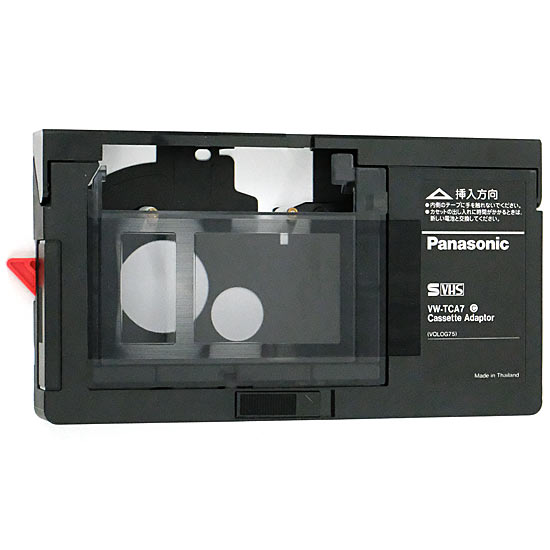【中古】Panasonic　VHSカセットアダプター　VW-TCA7　本体のみ 元箱あり