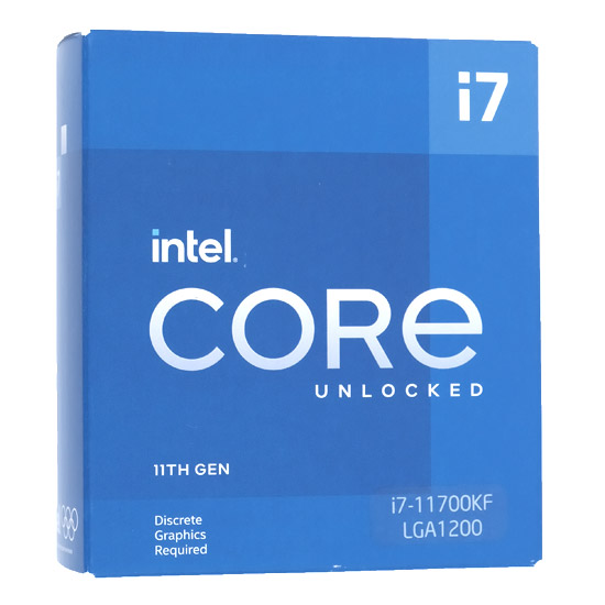 【中古】Core i7 11700KF　3.6GHz LGA1200 125W　SRKNN 元箱あり