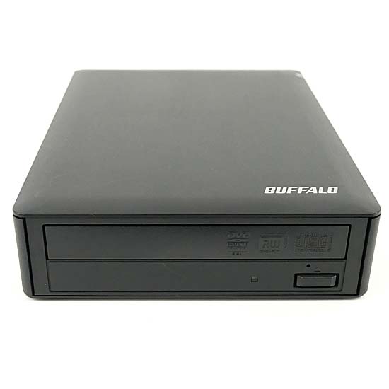 【中古】BUFFALO製　外付け DVDドライブ　DVSM-X24U2V