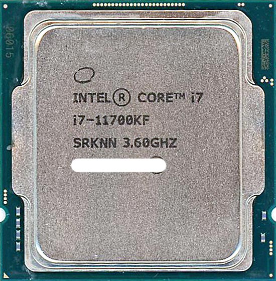 【中古】Core i7 11700KF　3.6GHz LGA1200　SRKNN
