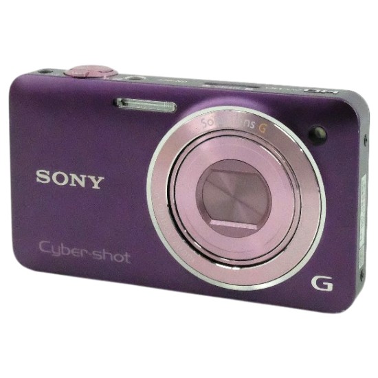 【中古】SONY　Cyber-shot DSC-WX5-V　バイオレット/1220万画素　液晶画面いたみ