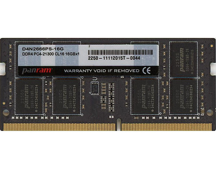 【中古】CFD Panram　ノート用 D4N2666PS-16G　SODIMM DDR4 PC4-2666 PC4-21300 16GB