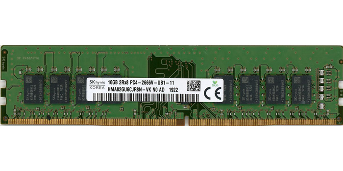 【中古】SK hynix　デスクトップ用 HMA82GU6CJR8N-VK N0 AD　DDR4 PC4-2666V PC4-21300 16GB