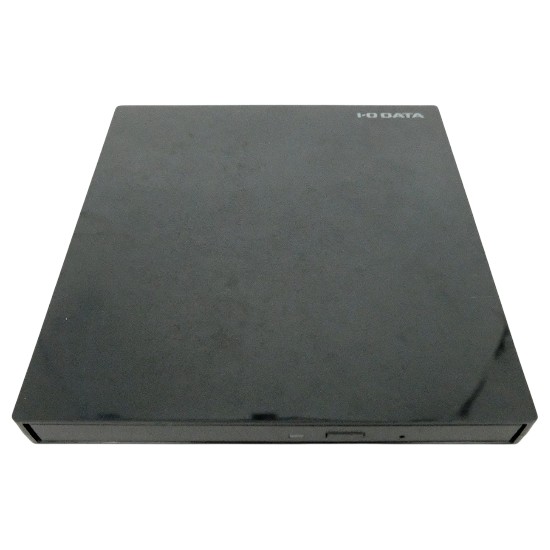 【中古】I-O DATA　ポータブル DVDドライブ　DVRP-UT8C2K　ピアノブラック　本体のみ　本体いたみ
