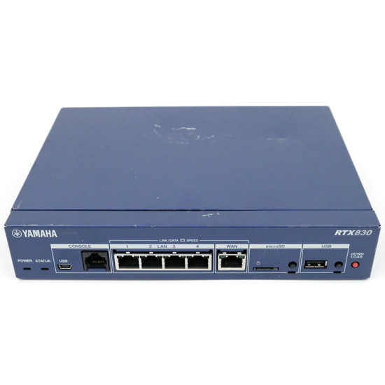 【中古】YAMAHA　ギガアクセスVPNルーター　RTX830　本体いたみ