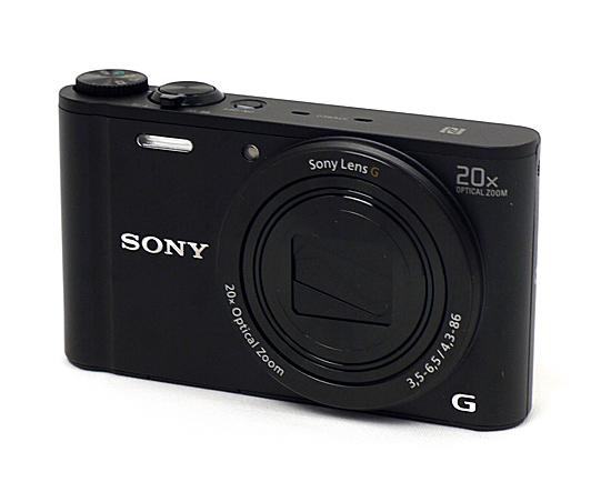 【中古】SONY　Cyber-shot DSC-WX350　ブラック/1820万画素　本体のみ　液晶画面いたみ
