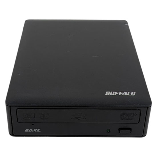 【中古】BUFFALO　USB3.0用 外付けブルーレイドライブ BRXL-16U3　本体いたみ