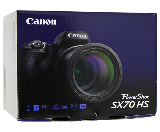 【中古】Canon　PowerShot SX70 HS　2030万画素 元箱あり