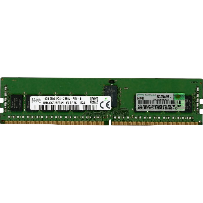 【中古】SK hynix　サーバー用 HMA82GR7AFR8N-VK TF AC　DDR4 PC4-2666V PC4-21300 16GB ECC