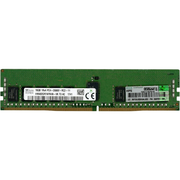 【中古】SK hynix　サーバー用 HMA82GR7AFR4N-VK T3 AC　DDR4 PC4-2666V PC4-21300 16GB ECC