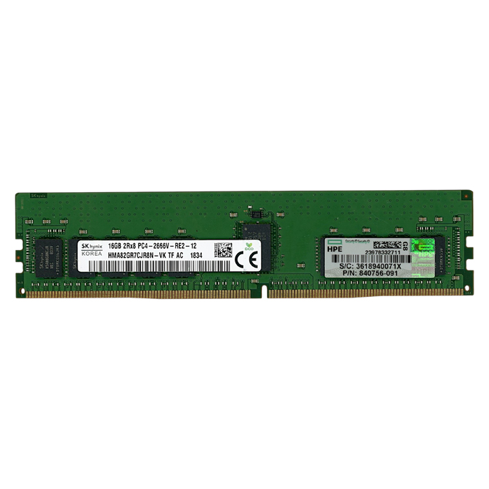 【中古】SK hynix　サーバー用 HMA82GR7CJR8N-VK TF AC　DDR4 PC4-2666V PC4-21300 16GB ECC